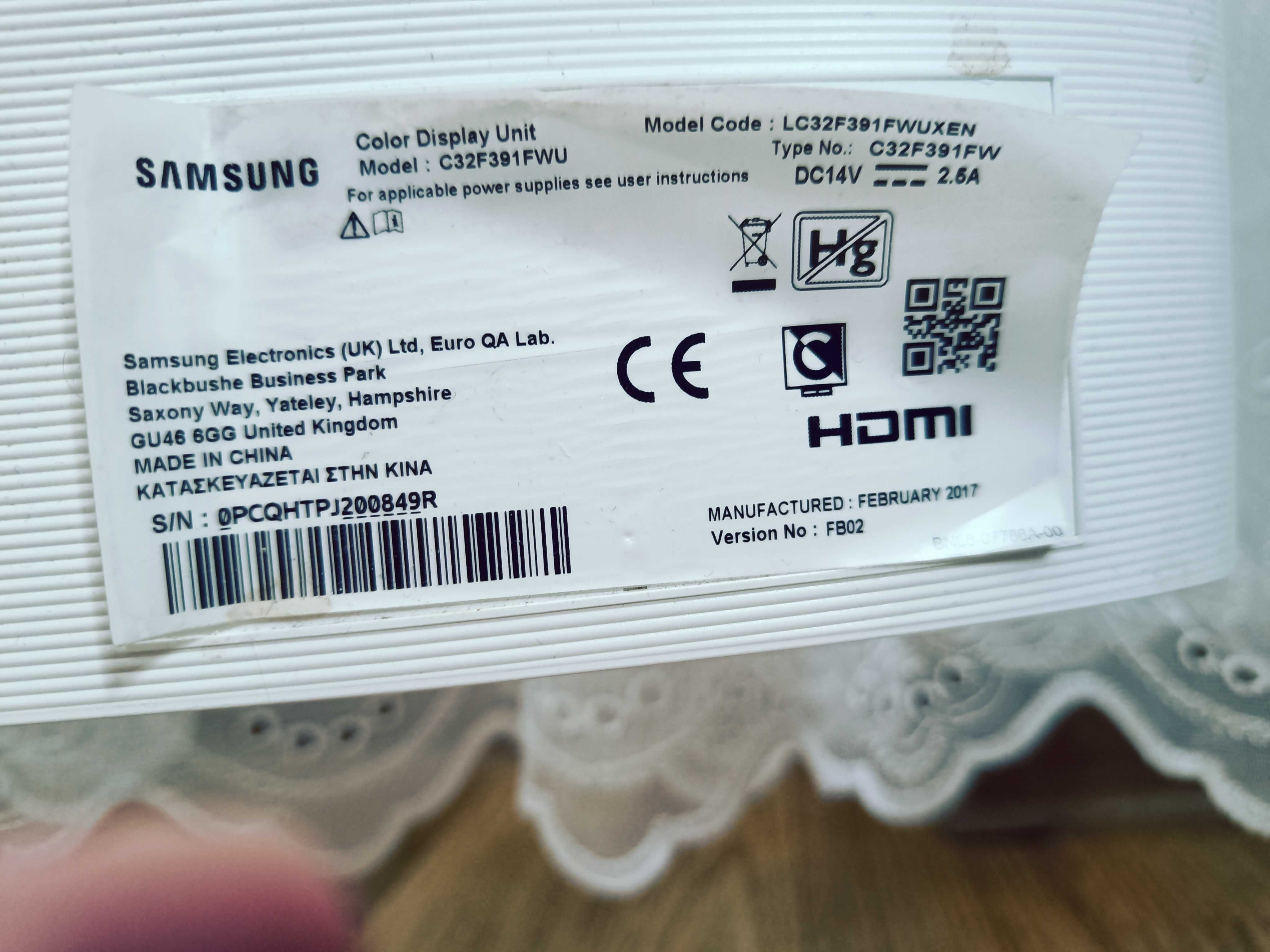 Monitor Samsung C32F39