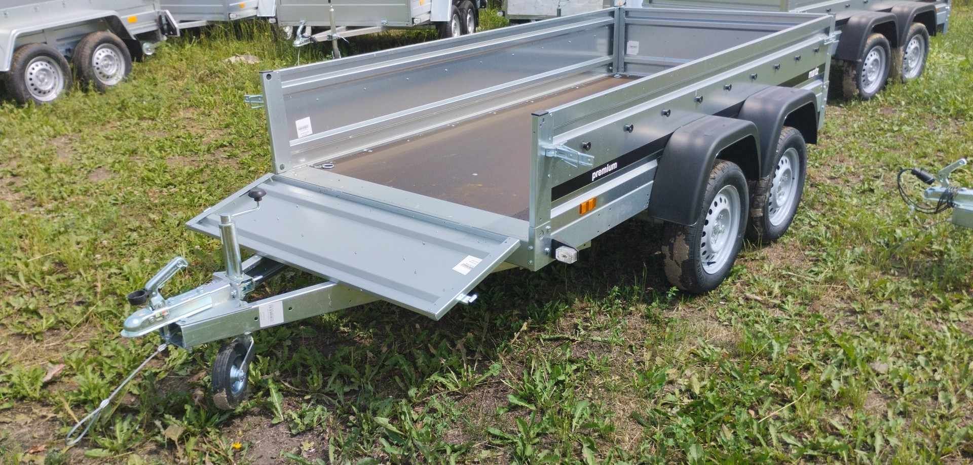 Martz Premium 264x126x40 2 osiowa Przyczepa samochodowa przyczepka