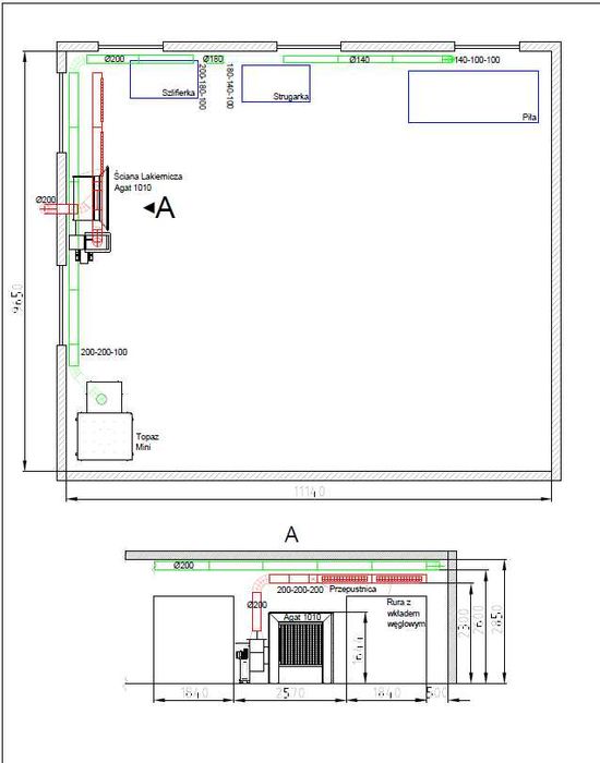 Ściana lakiernicza profesjonalna, sucha  Nawara Serwis