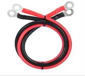 Conjunto de cabo para inversor/bateria com terminais- 8 AWG