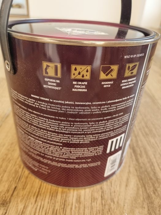 Nowa farba ceramiczna Magnat Ceramic C32 Błękitny topaz mat 2,5 l