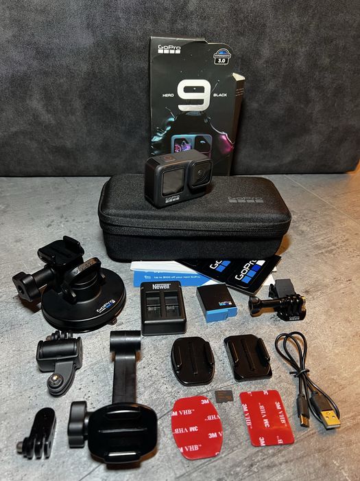 Kamera Gopro Hero 9 Black +karta+hub+przyssawka GoPro