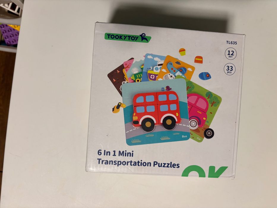 Транспортні пазли Tooky Toy