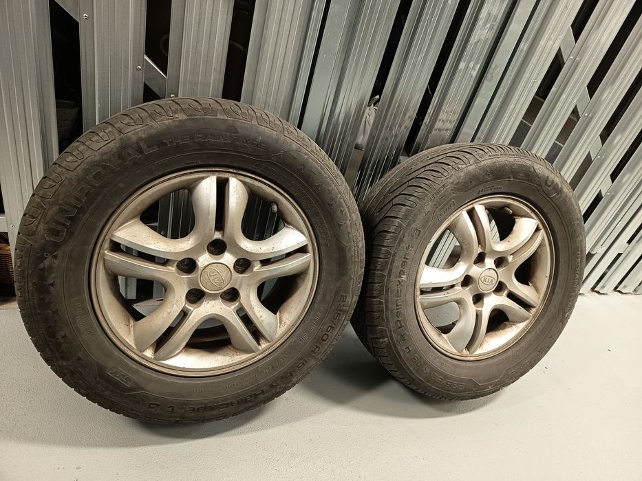 Bardzo dobre alufelgi z kołami do Kia Sportage