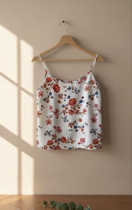 New Look cienka bluzka top na lato kwiaty