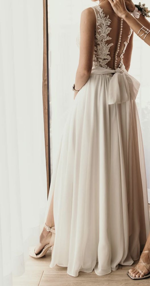 Suknia ślubna na osobę 158cm w bardzo dobrym stanie