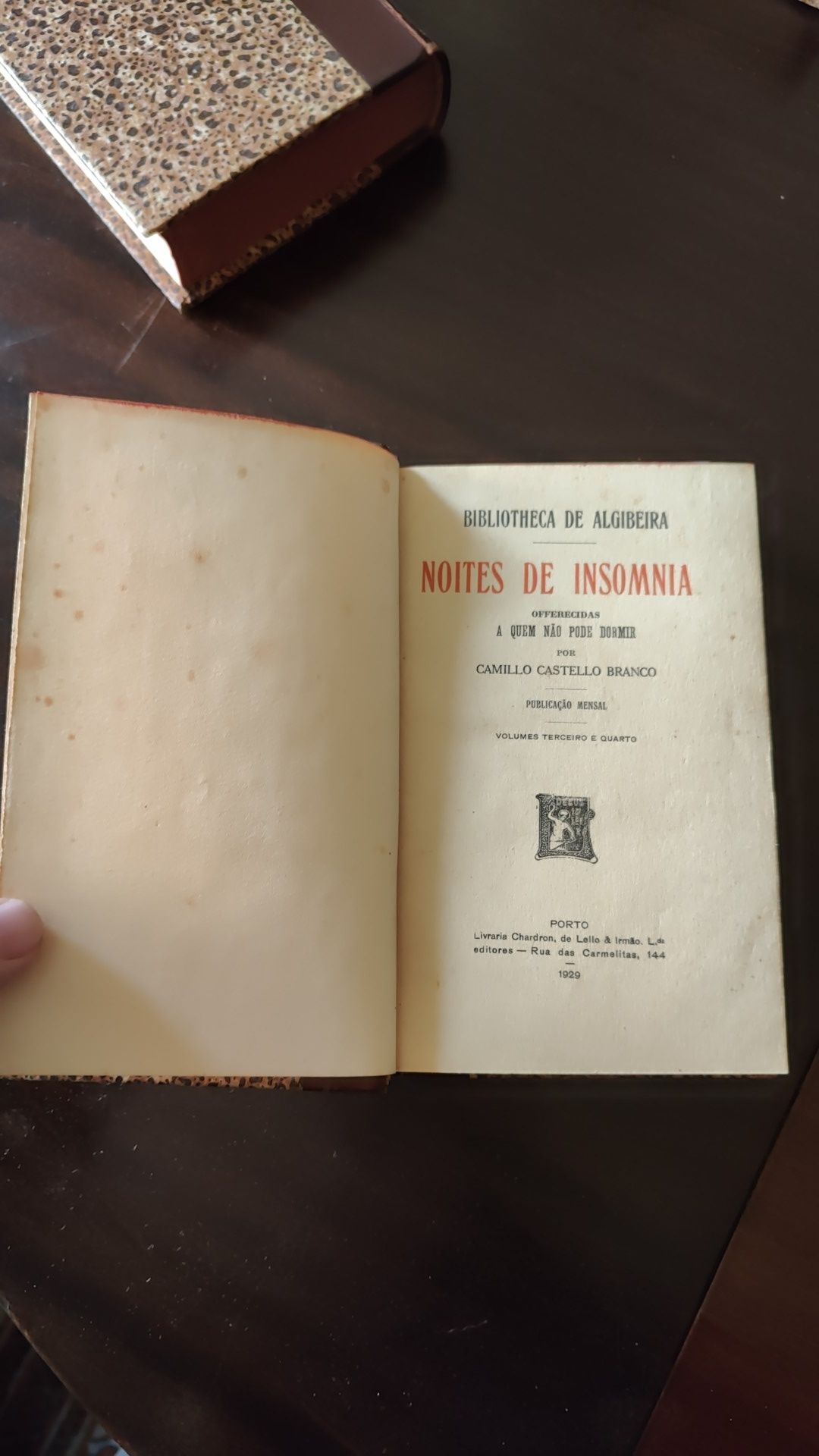 Camillo Castelo Branco - Noites de Insomnia Vol. I-II e Vol III-IV