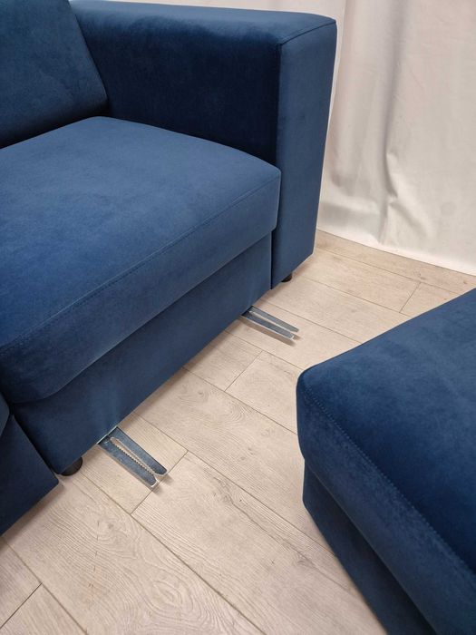 Sofa Kanapa Narożnik  na wymiar z funkcją spania i pojemnikiem