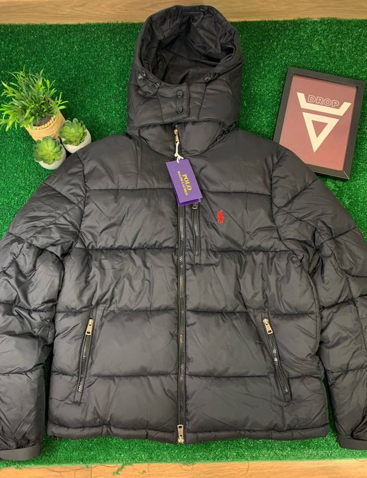 Куртка,пуховик,Polo Ralph Lauren,поло ральф лаурен ,чорний