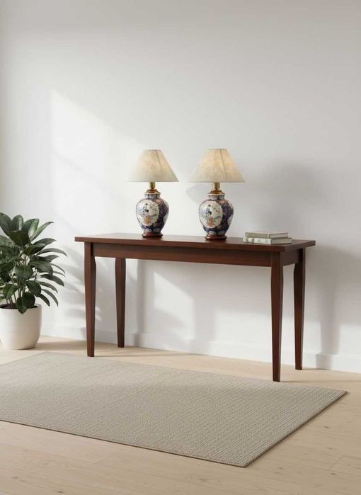 Par de Candeeiros de Mesa em Porcelana Pintada à Mão