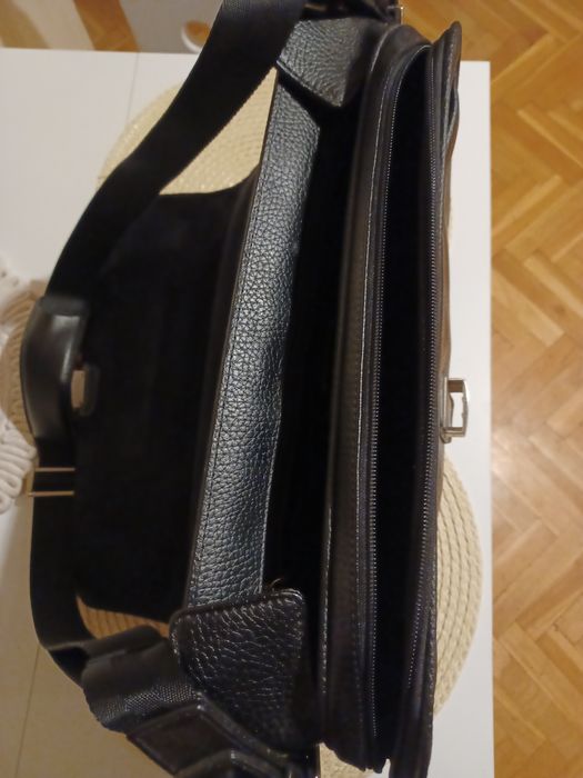 Torba skórzana męska Cholewiński na ramię i do ręki