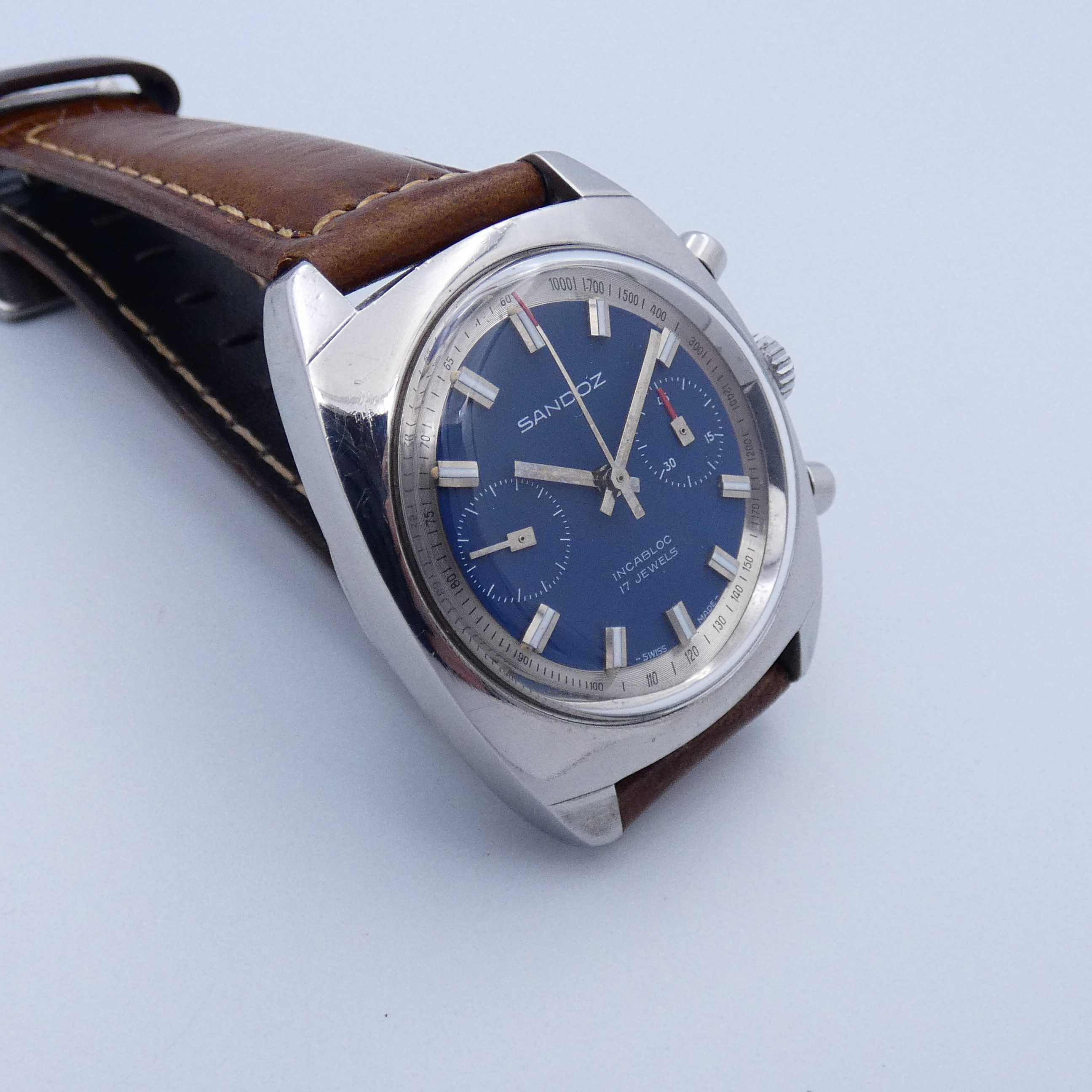 Henri SANDOZ Chronograf Valjoux 7733 Vintage