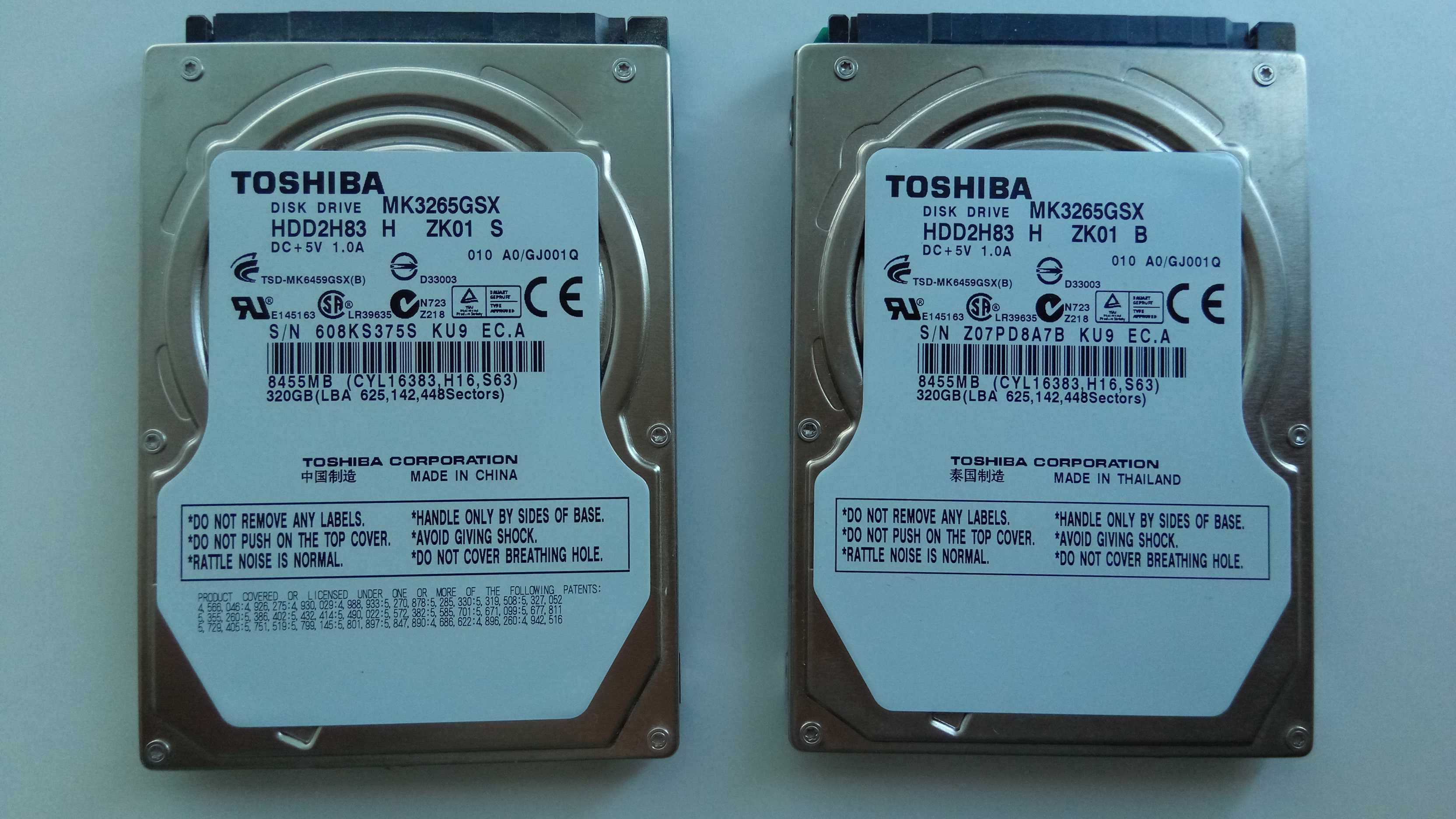 2.5" Toshiba 320Gb Гб SATA BAD! Жесткий диск винчестер HDD для ноута