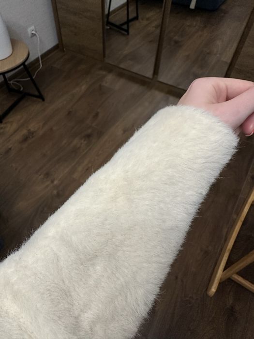 Еко шубка довга під альпаку