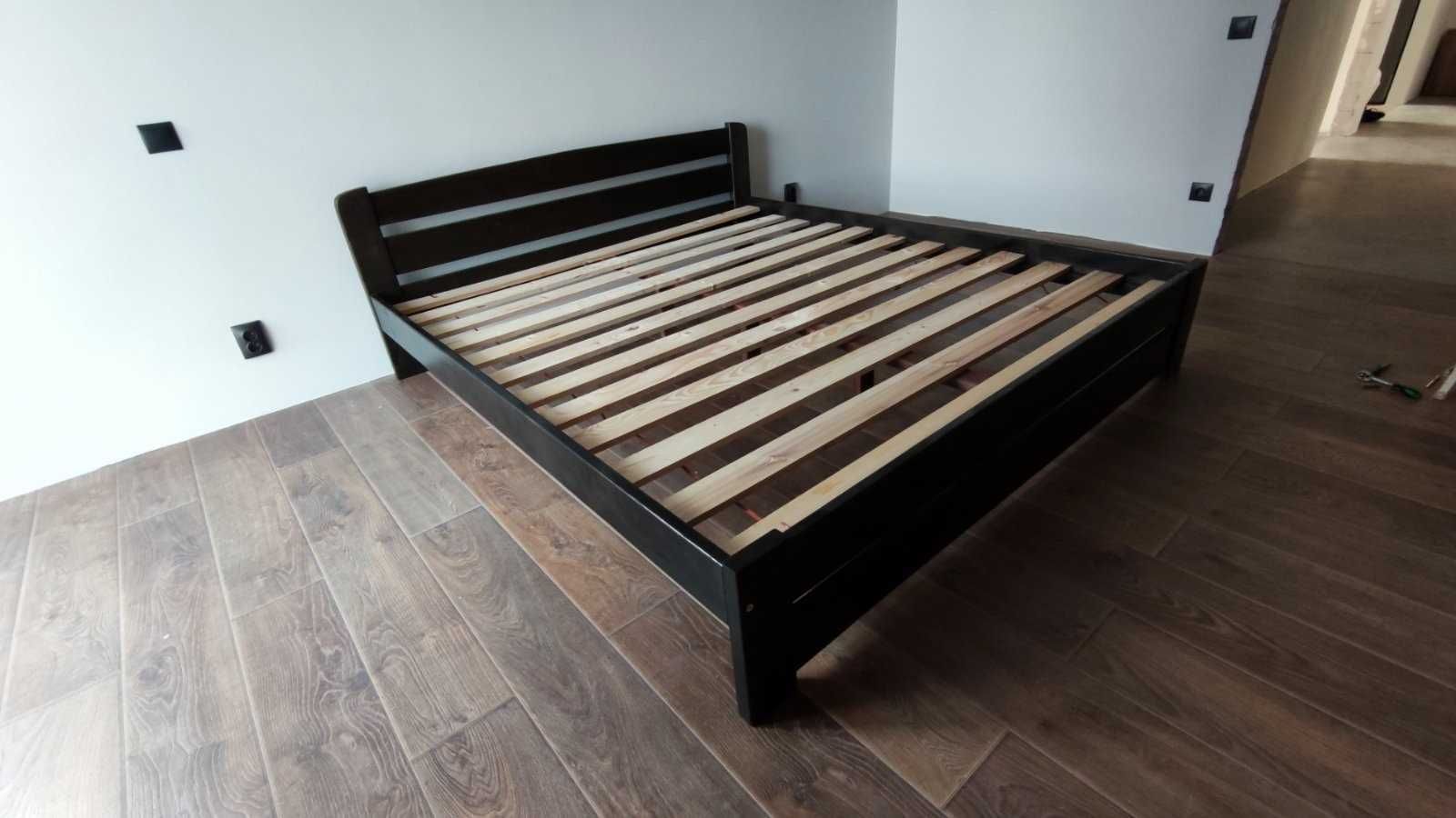 Деревянная кровать 180*200 большая натуральная
