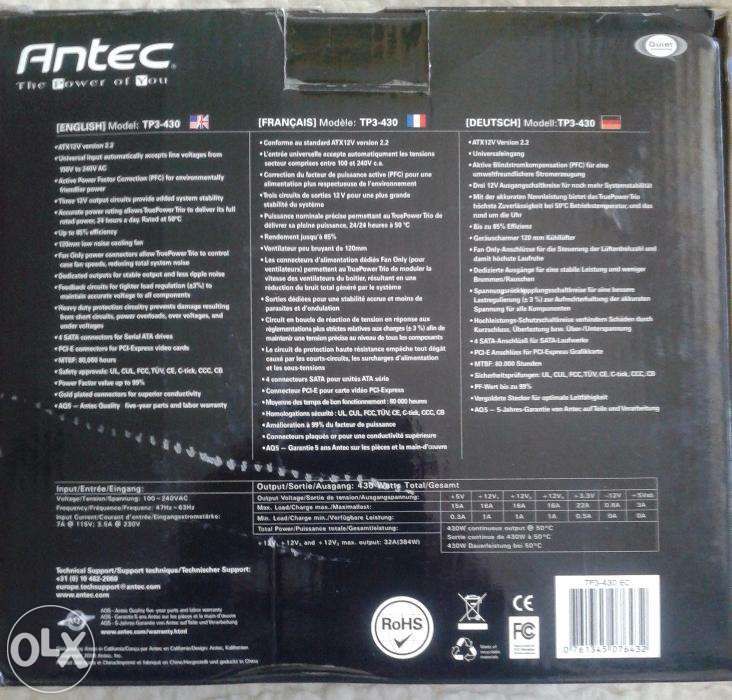 Antec TruePower Trio TP3 430W ATX12V PSU