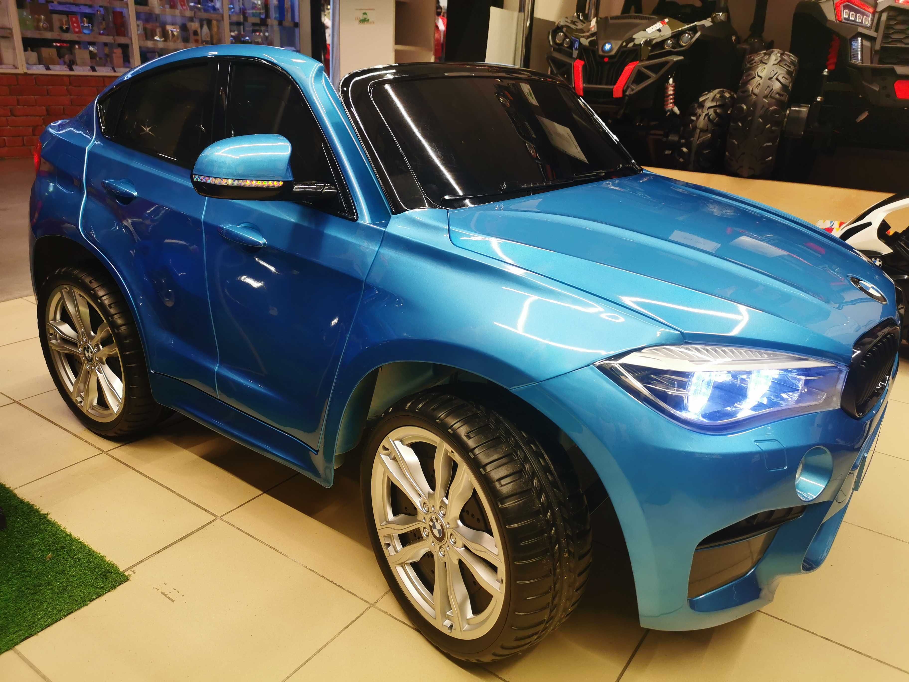 BMW X6 2-osobowy auto autko autka pojazd samochód akumulator elektrycz