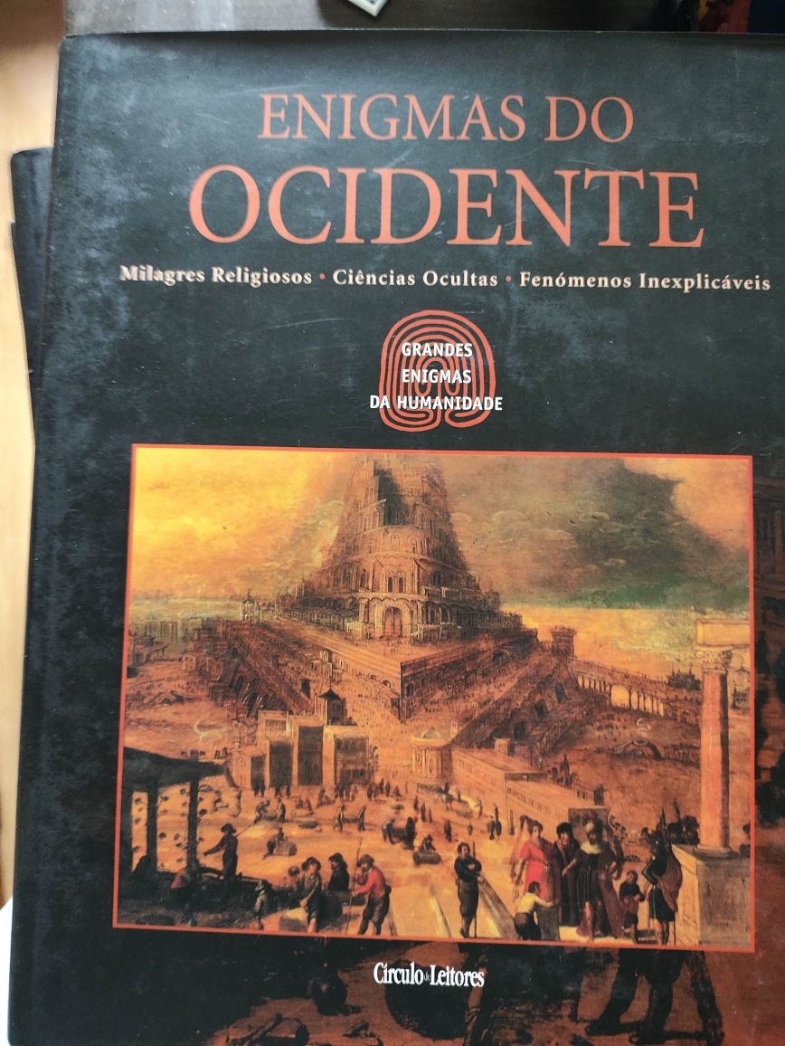 Coleção círculo de leitores grandes enigmas da humanidade 6 volumes