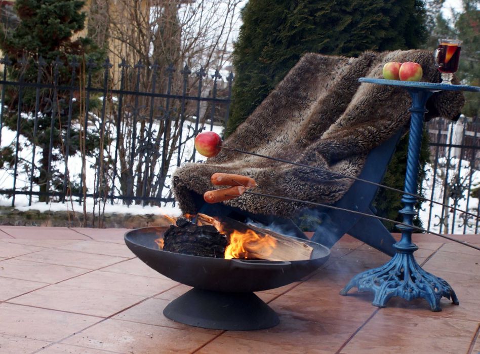 Palenisko ogrodowe grill ognisko żeliwne patio Gartenherd prezent hit