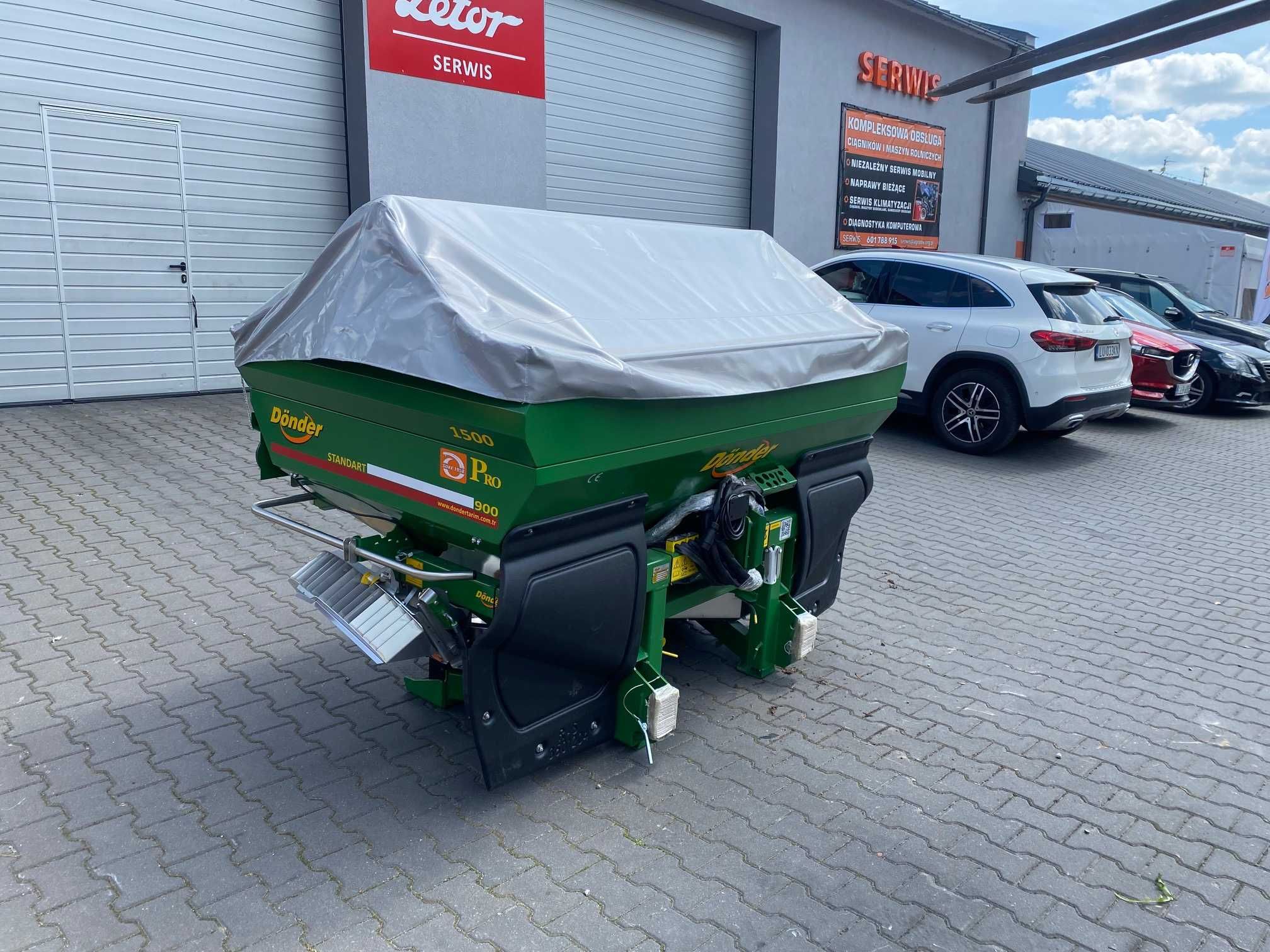 Donder Rozsiewacz nawozu 1500L Amazone, Unia MX. NOWY Gwarancja