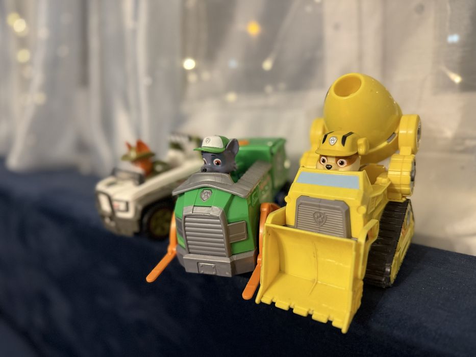 Autka psi patrol rubble rocky rex