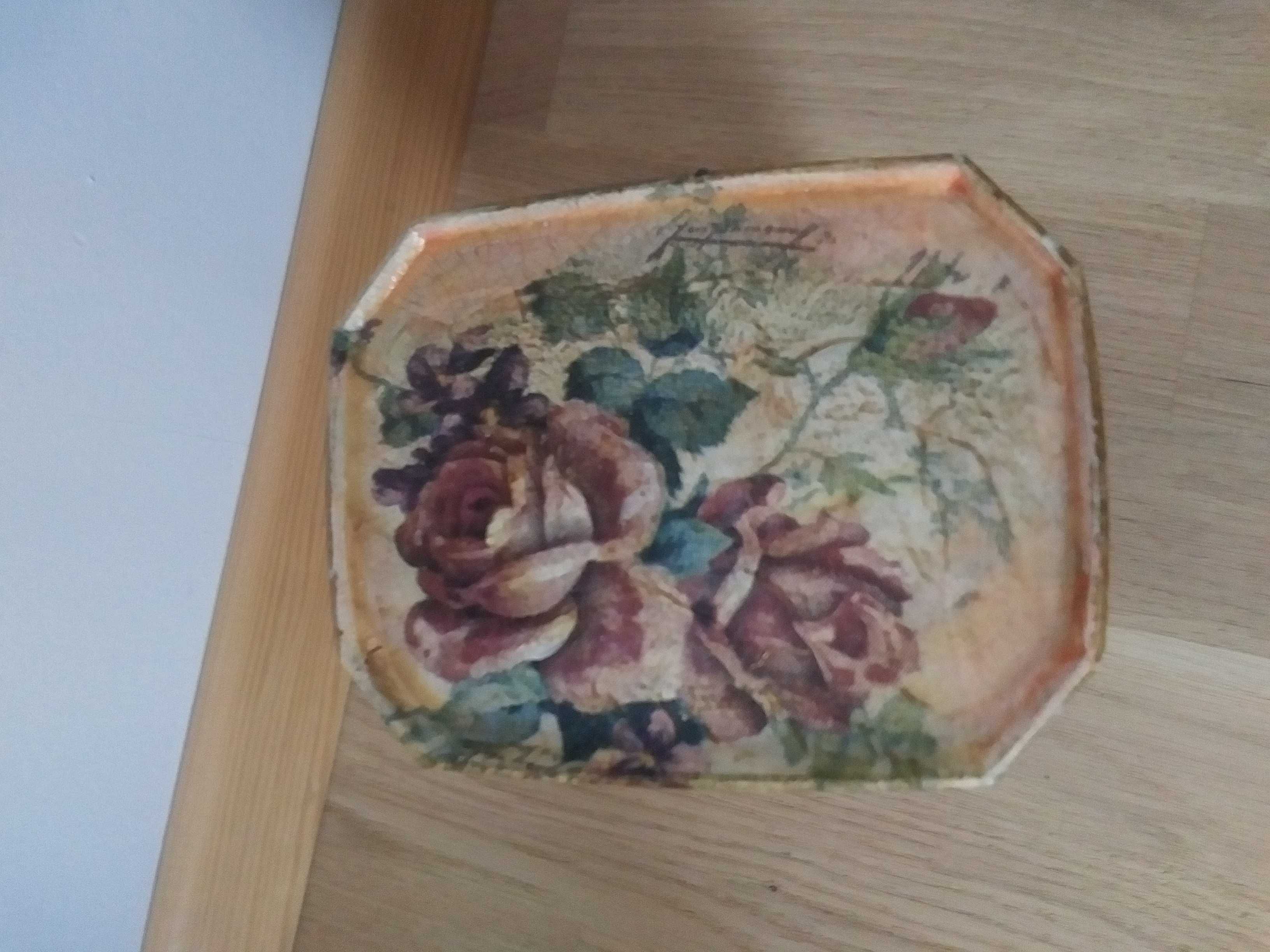 Pojemnik szklany Decoupage