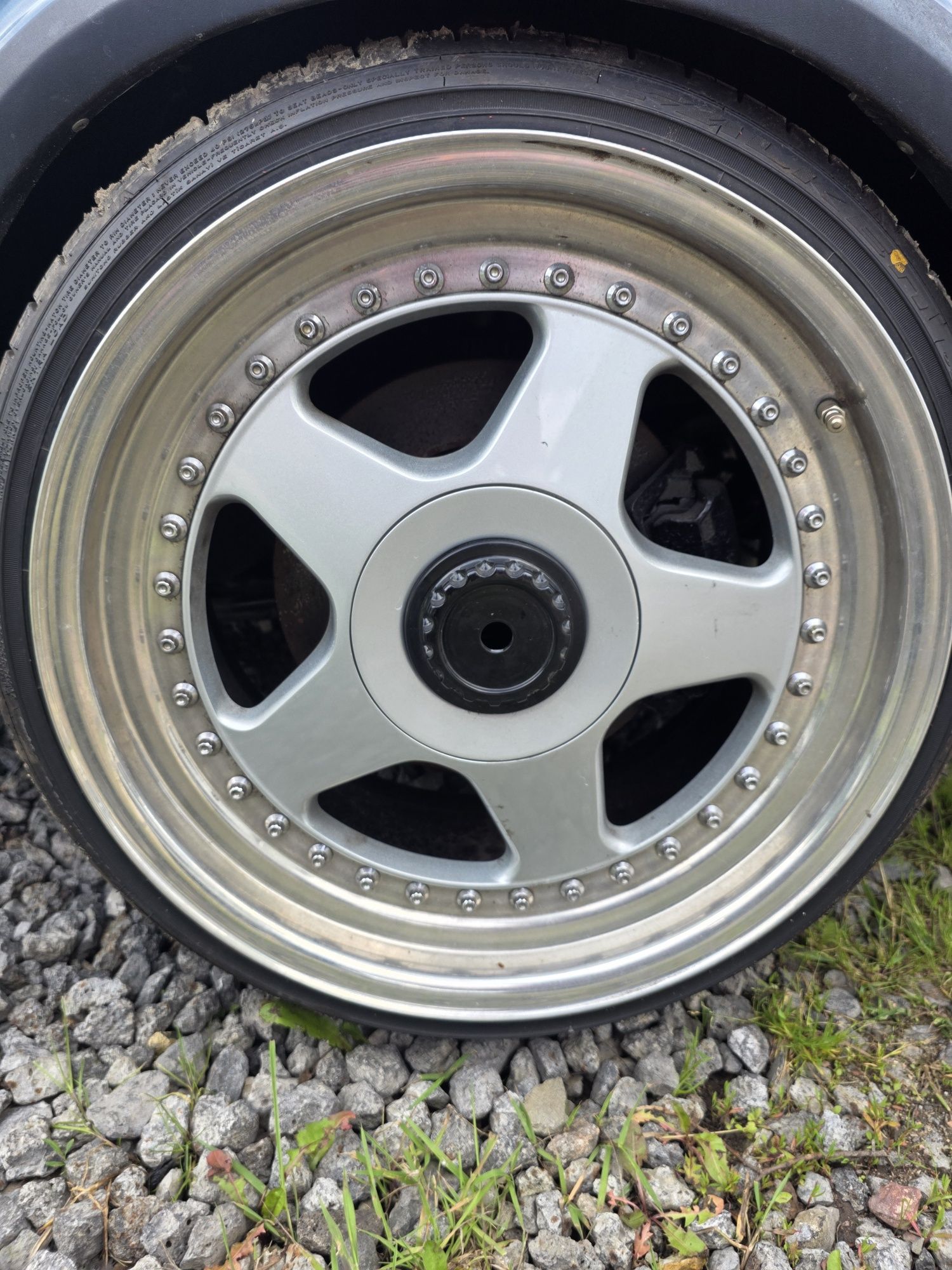 Felgi OZ Futura 17 4x100 9j 9,5j 3tlg skręcane e30 golf motorsport