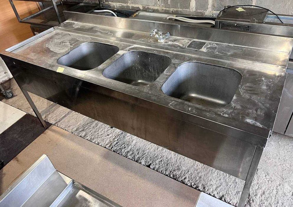 Мойка 3 секції мийка бу нержавейка