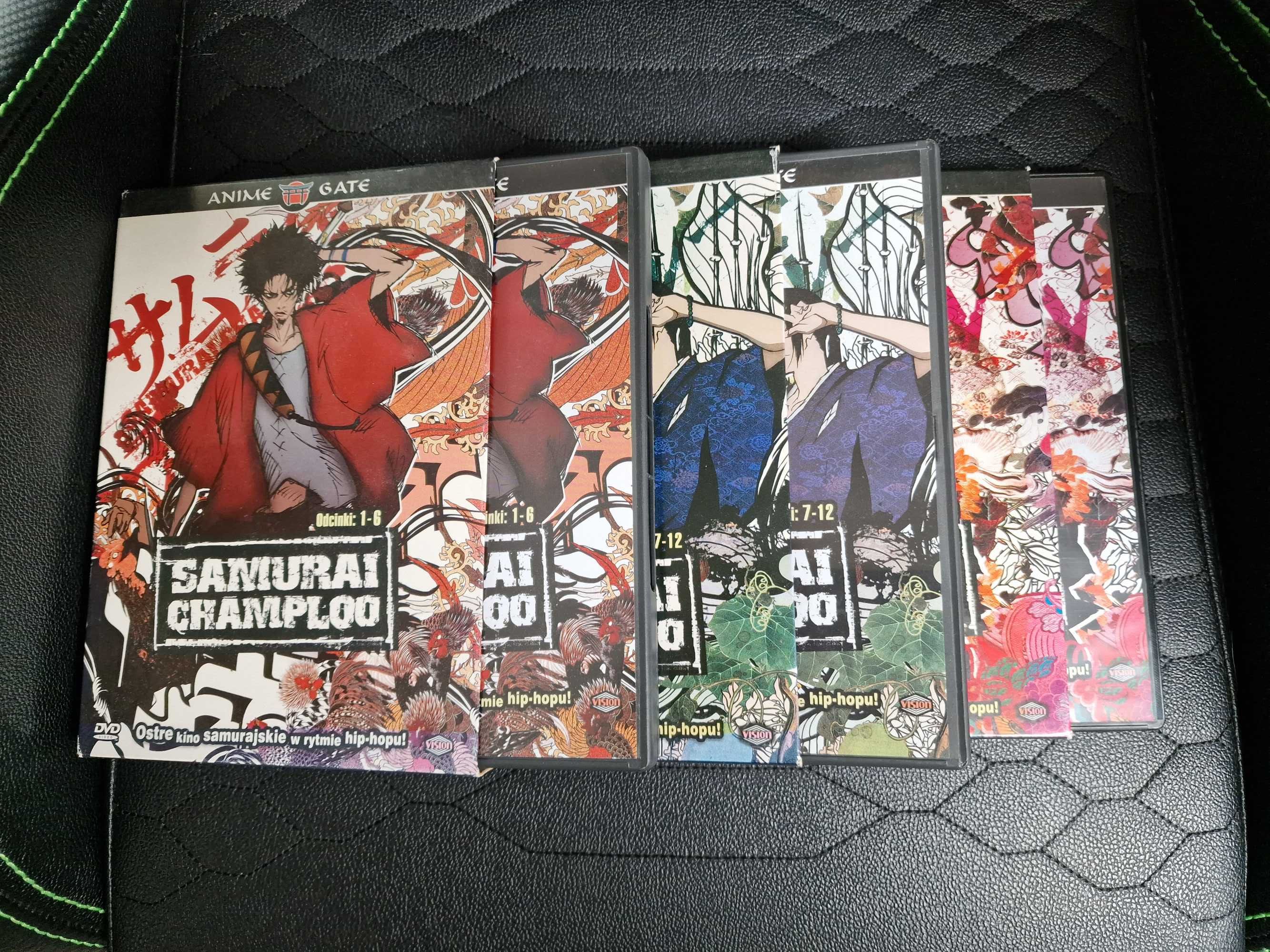 DVD - Samurai Champloo 3xDVD + Booklet - Anime - Unikat - PL