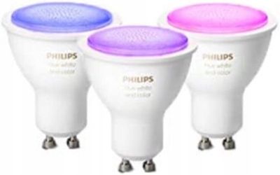 Żarówki Inteligentne Led Philips Hue Gu10 350 Lm 5,7 W 3 Szt.