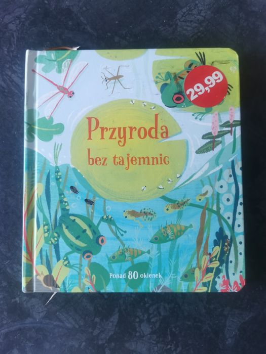 Książka przyroda bez tajemnic ponad 80 okienek z okienkami