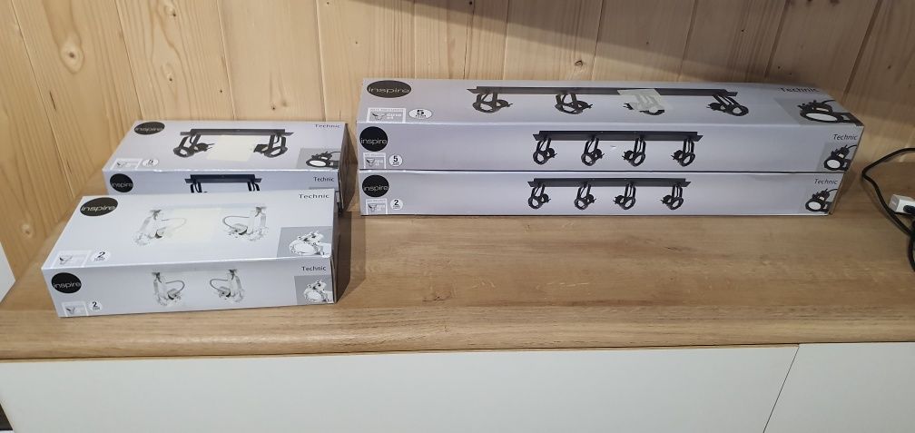 Inspire technic kinkiet lampa 4x gu10 2xgu10 loft listwa
