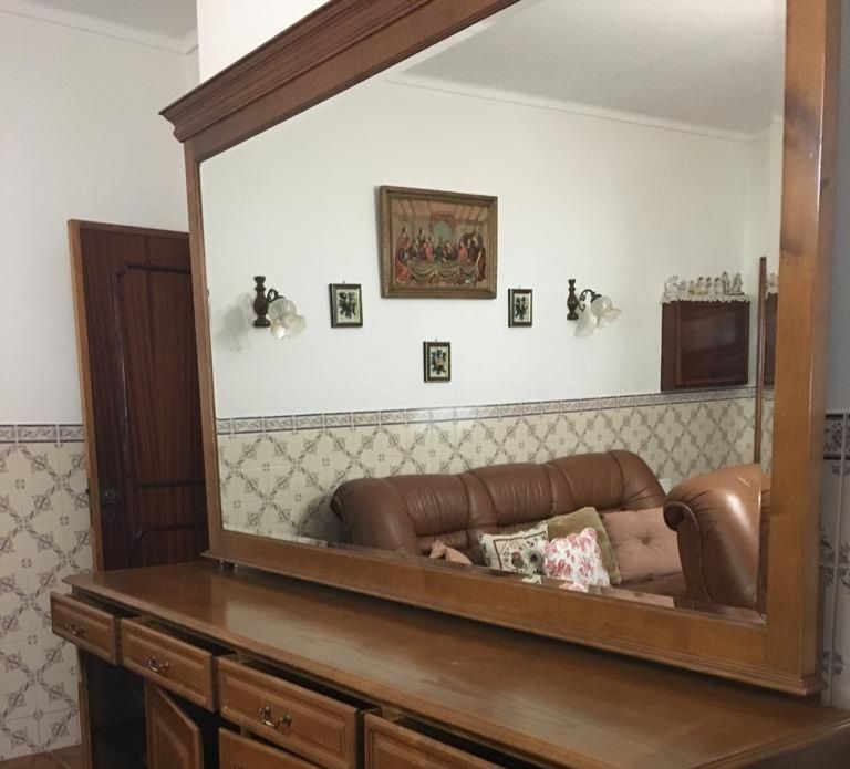 Espelho vintage castanho