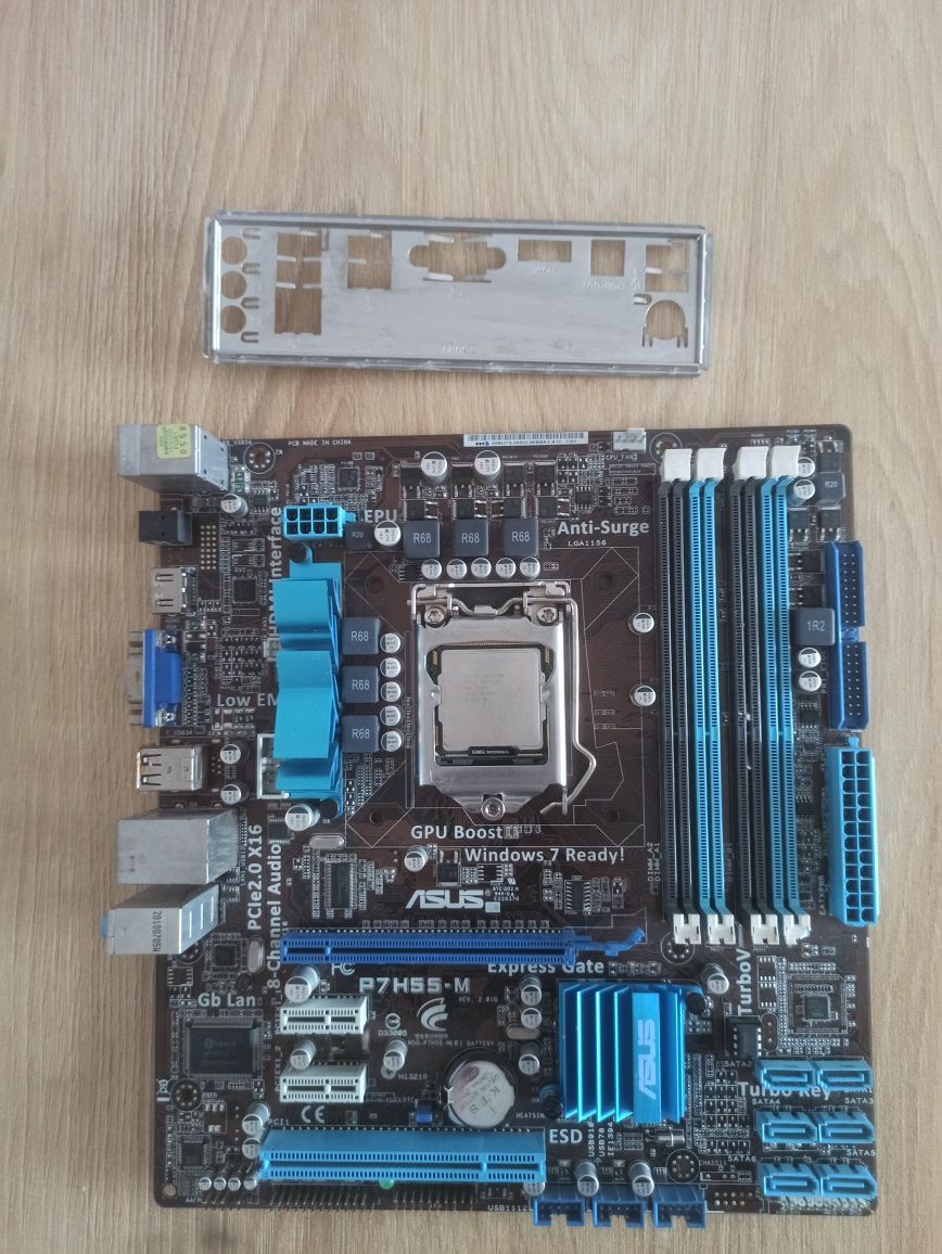 Płyta główna Asus P7H55-M + Procesor Intel i5