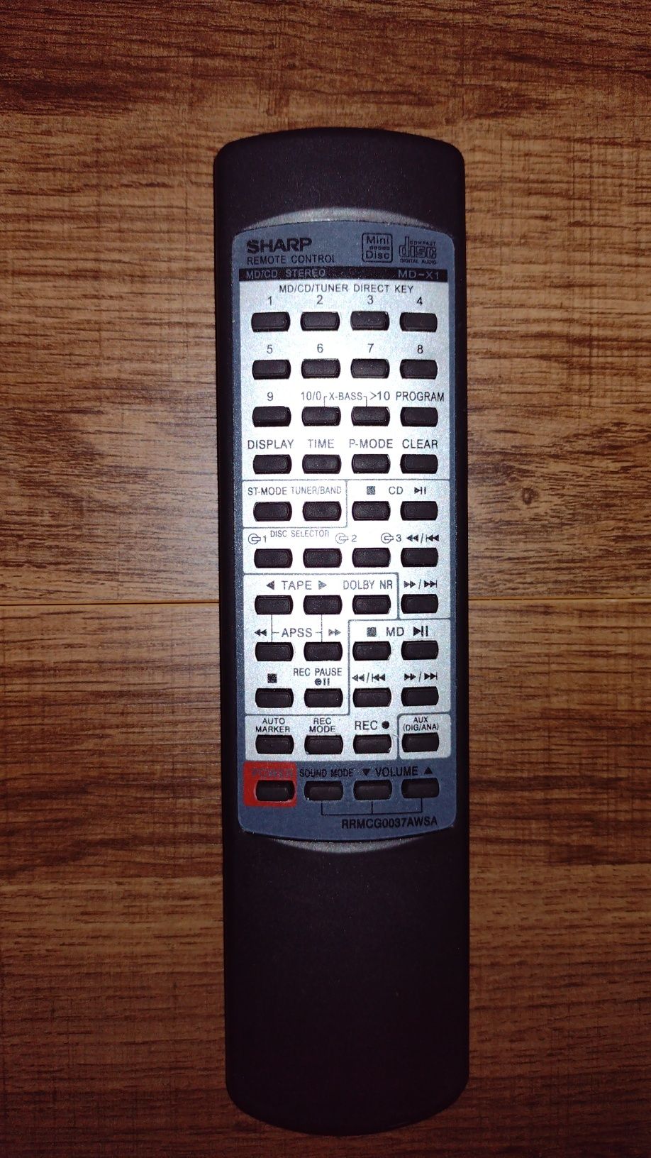 Piloty Tascam Sharp do Mini Disc