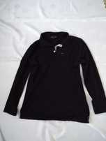 TOMMY HILFIGER  POLO  , damska bluzka , XXL  , bawełna ,czarna