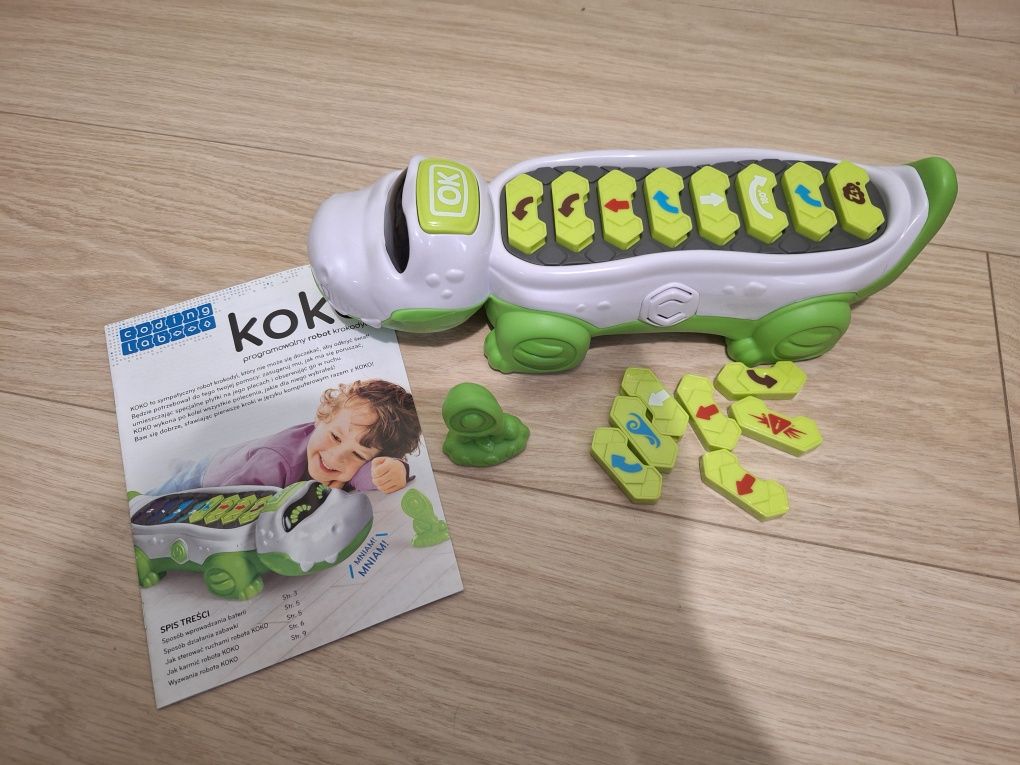 Koko programowalny robot krokodyl