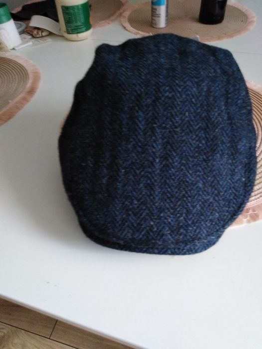 Piękny wełniany kaszkiet męski czapka