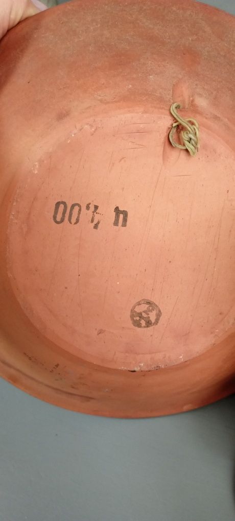 Глиняний посуд Косівська обливна кераміка тарілка свічник ваза