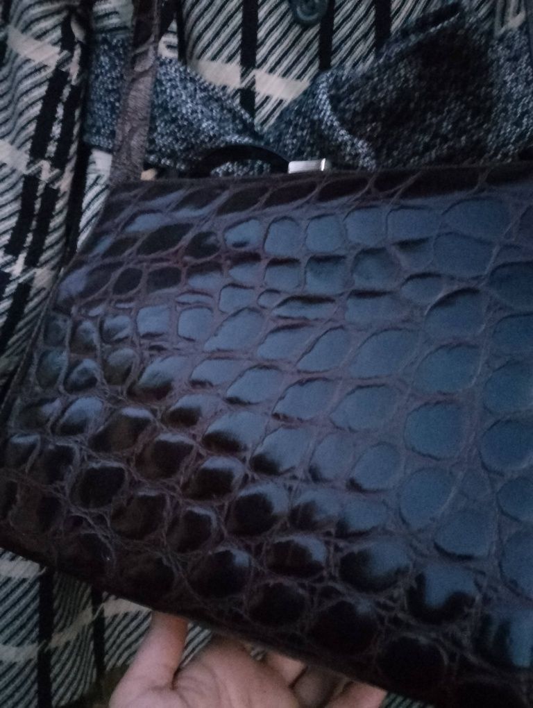 Torebka Coquette vintage,wysoka jakość skóry,ciemny brąz burgund