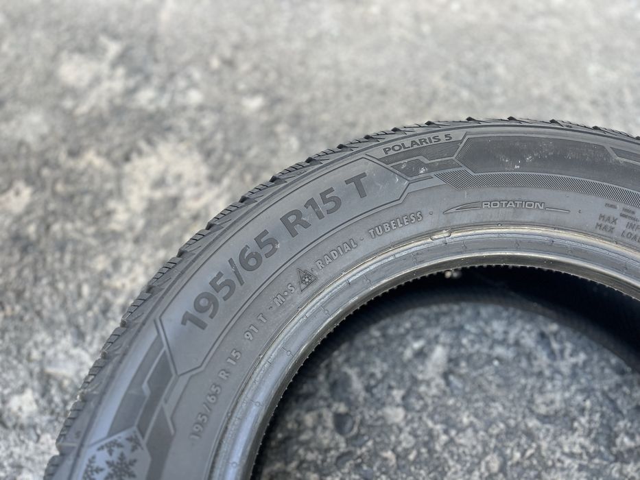 Топові шини‼️195/65 R15 Barum Polaris5 91T 6.3мм 2023рік