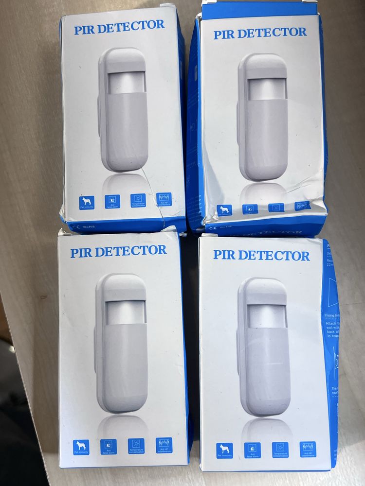 Conjunto 4 sensores detector movimento PIR - NOVO