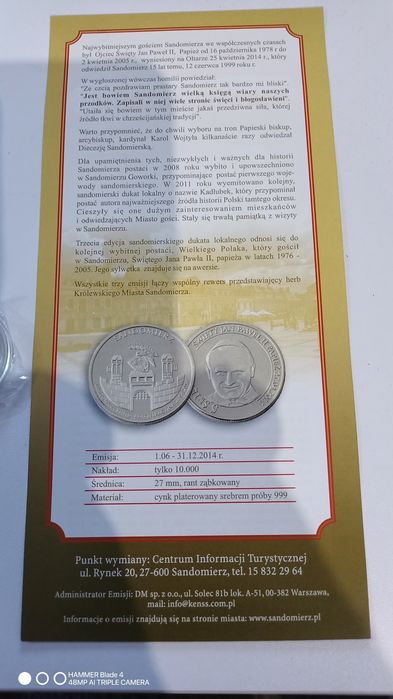 Dukat lokalny , 5 świętych srebro