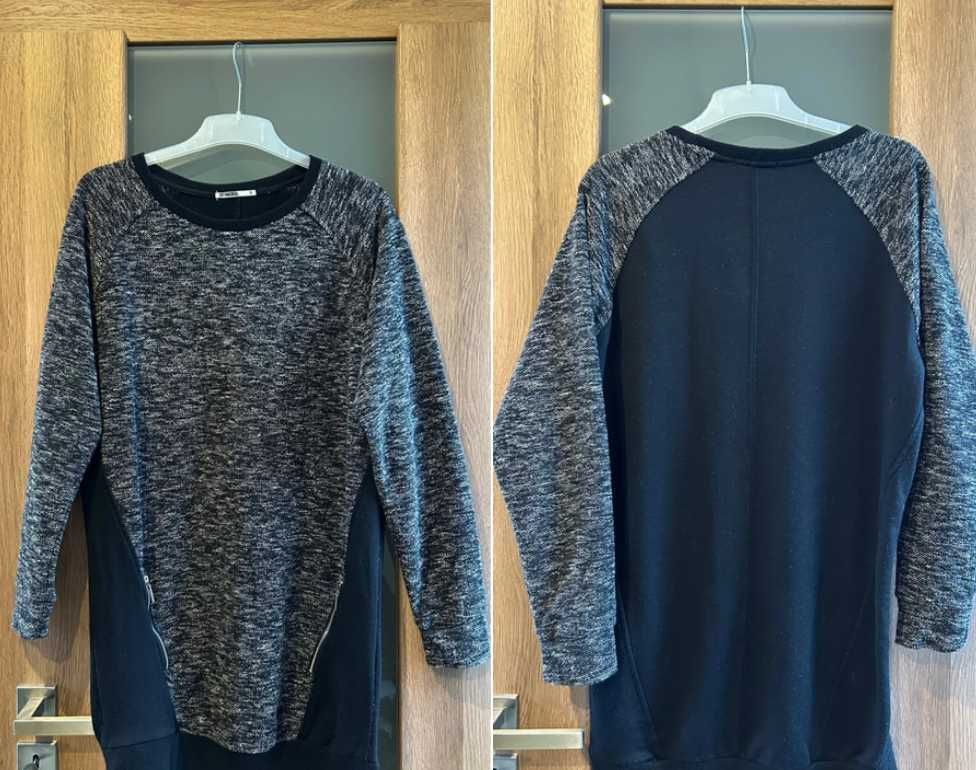 Drywash / Top Secret krótka sukienka z dzianiny