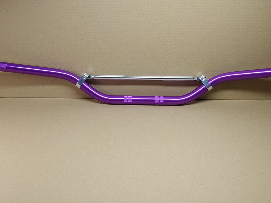 Руль мото универсальный d22 "PROTAPER" фиолетовый +перемычка