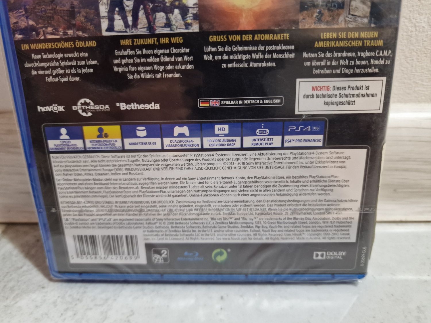 Nowa Gra PS4 Fallout 76 Zafoliowana
