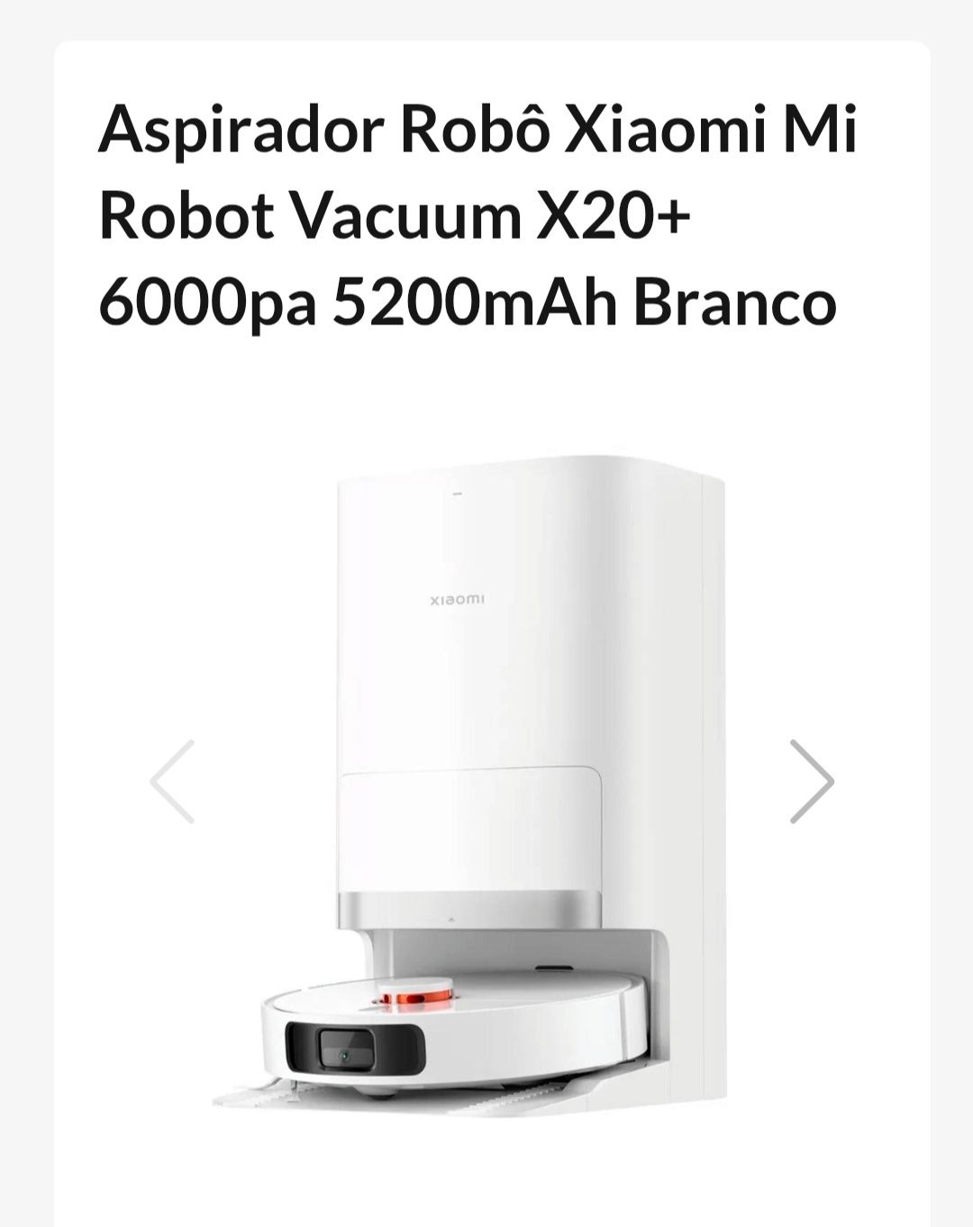 Xiaomi Robot vacuum X20+