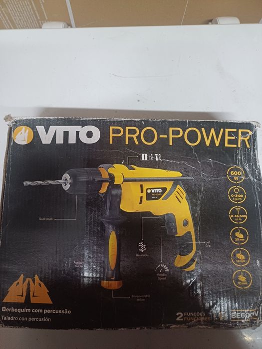VITO Berbequim com percussão 600w