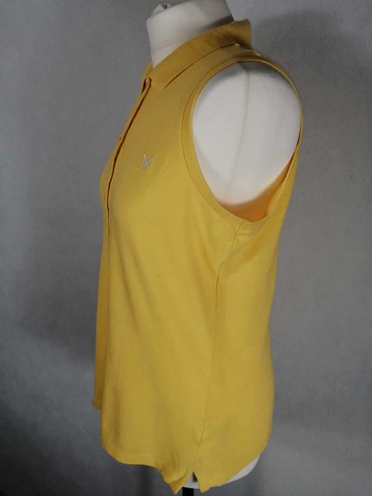 CREW CLOTHING COMPANY Koszulka Damska Bezrękawnik 12 Super Stan Bawełn