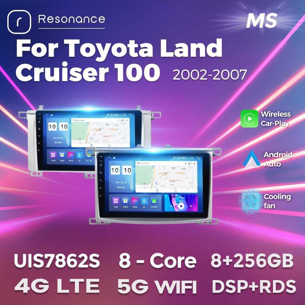 Магнітола Toyota Land cruiser 100 android GPS навігація Тойота